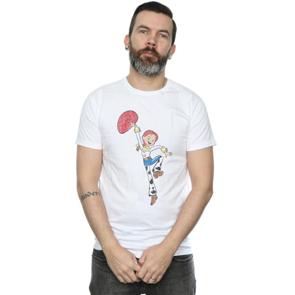 Disney Toy Story 4 Jessie Jump Pose T-shirt S Vit White S