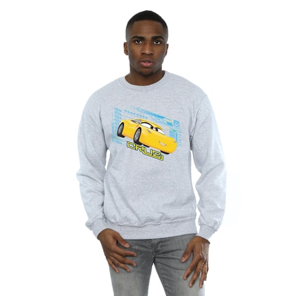 Disney Cars Cruz Ramirez Sweatshirt XL Sports Grey för män Sports Grey XL