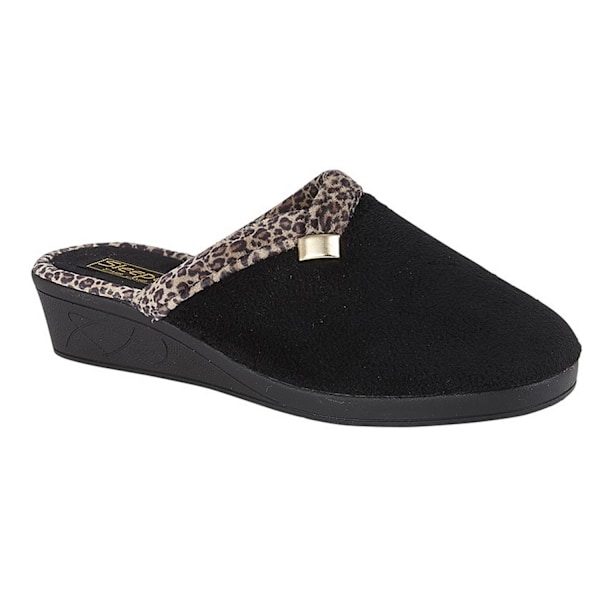 Sleepers Dam/Dam Jackie Tofflor 3 UK Svart Black 3 UK