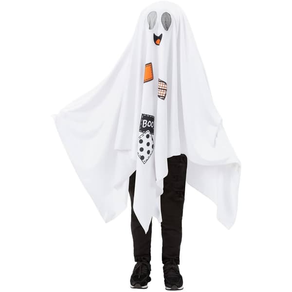 Smiffys Barn/Barn Boo Spökkostym 3-4 År Vit White 3-4 Years