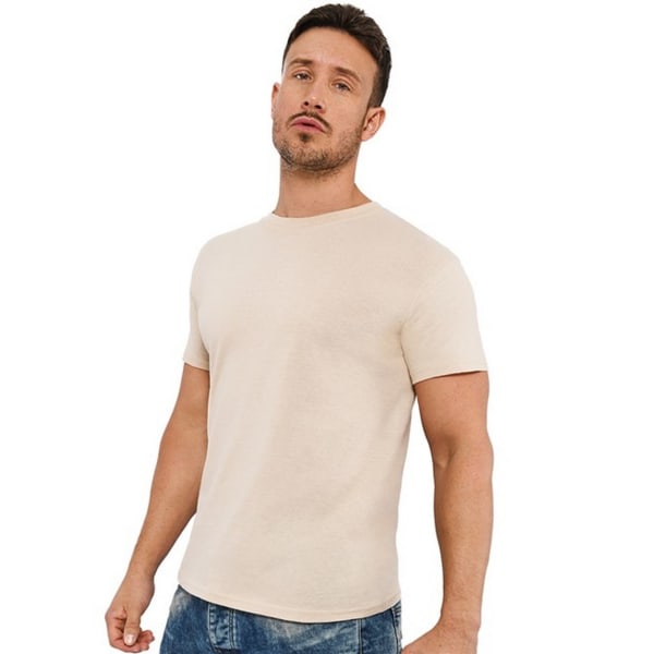 Casual Classic Ringspun T-shirt för män M Sand Sand M