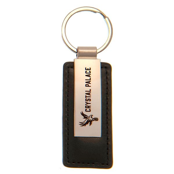 Crystal Palace FC Lädernyckelring One Size Svart/Silver Black/Silver One Size