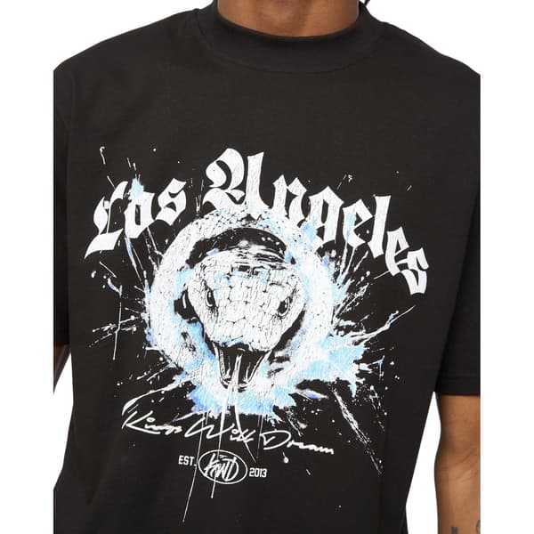 Kings Will Dream Herr Snakered T-shirt M Svart Black M