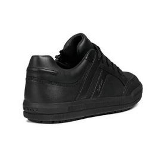 Geox Boys Junior J Arzach B. D Snörning Läder Tränare 1 UK Bla Black 1 UK