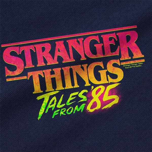 Stranger Things: Tales from '85 Logotyp tygkasse One Size Marinblå Navy One Size