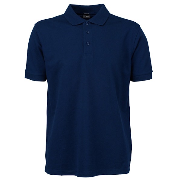 Tee Jays Herr Luxury Stretch Kortärmad Polotröja M Marinblå Navy Blue M