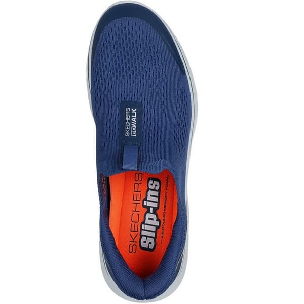 Skechers Go Walk 7 Easy On Evolution Herrskor, Storlek 9 UK, Marinblå Navy 9 UK