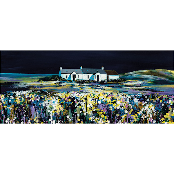 Avril Thomson Smith Moonlight Shimmer Pappersutskrift 50cm x 100cm Multicoloured 50cm x 100cm