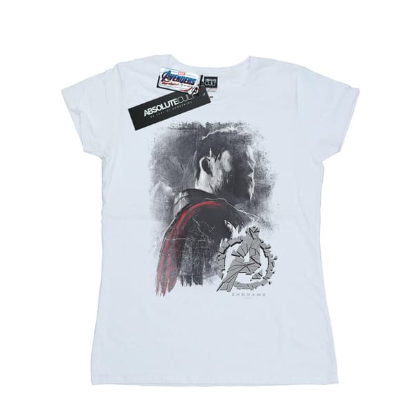 Marvel Dam/Dam Avengers Endgame Thor Borstad Bomulls T-shirt White S