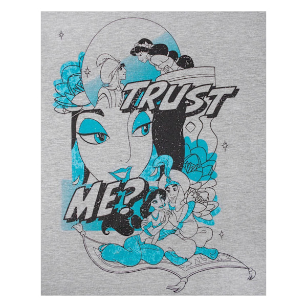 Aladdin Barn/Barn Trust Me Jasmine T-Shirt 9-11 År Grå Grey Marl 9-11 Years