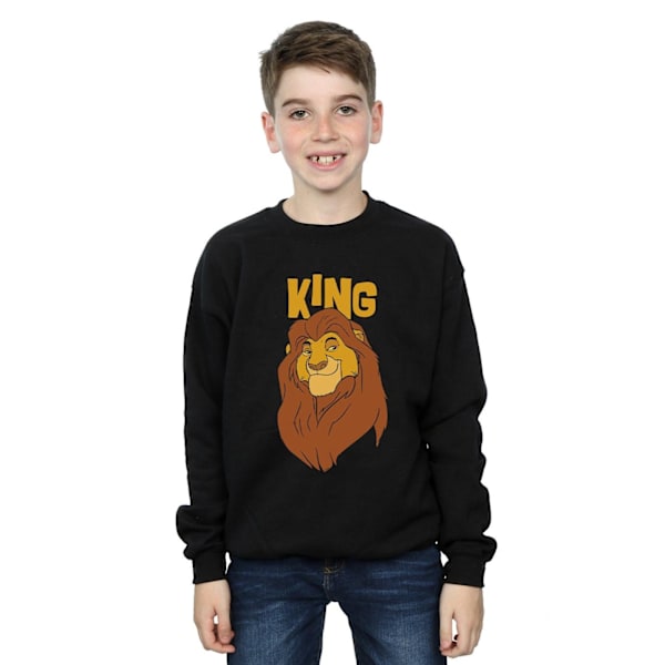 Disney Boys The Lion King Mufasa King Sweatshirt 3-4 år Svart Black 3-4 Years