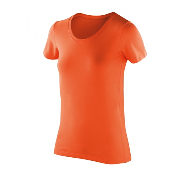 Spiro Womens/Ladies Softex Super Soft Stretch T-Shirt XL Tanger Tangerine XL