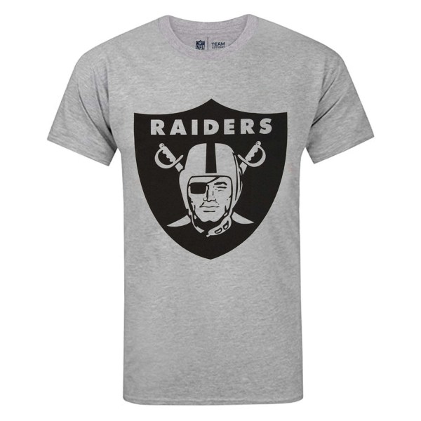 Las Vegas Raiders Herr Logo Lång Pyjamas Set XL Grå/Svart Grey/Black XL