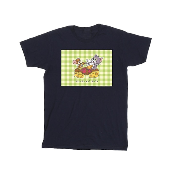 Tom And Jerry Herr Frukost Buds T-Shirt S Marinblå Navy Blue S