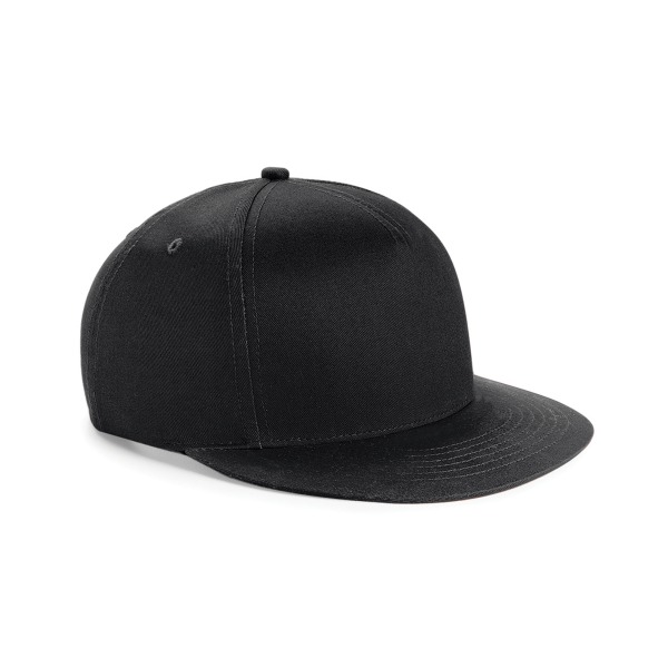 Beechfield Youth Unisex Retro Snapback Cap One Size Svart/ Svart Black/ Black One Size