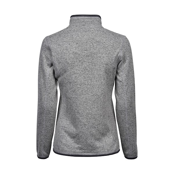 Tee Jays Dam/Damer Stickad Outdoor Fleecejacka XXL Grå M Grey Melange XXL