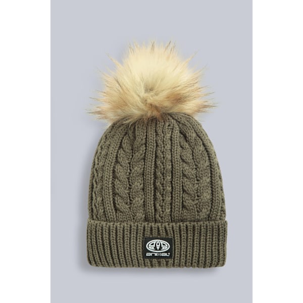 Animal Womens/Ladies Becky Recycled Winter Hat One Size Light K Light Khaki One Size