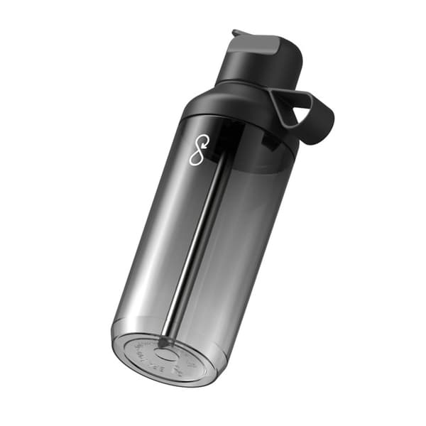 Ocean Bottle Go Clear 710ml sugrörsflaska One Size Obsidian Black Obsidian Black One Size