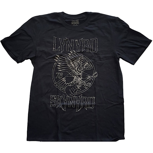 Lynyrd Skynyrd Unisex Vuxen 73 Eagle Gitarr Bomull T-Shirt S Svart Black S