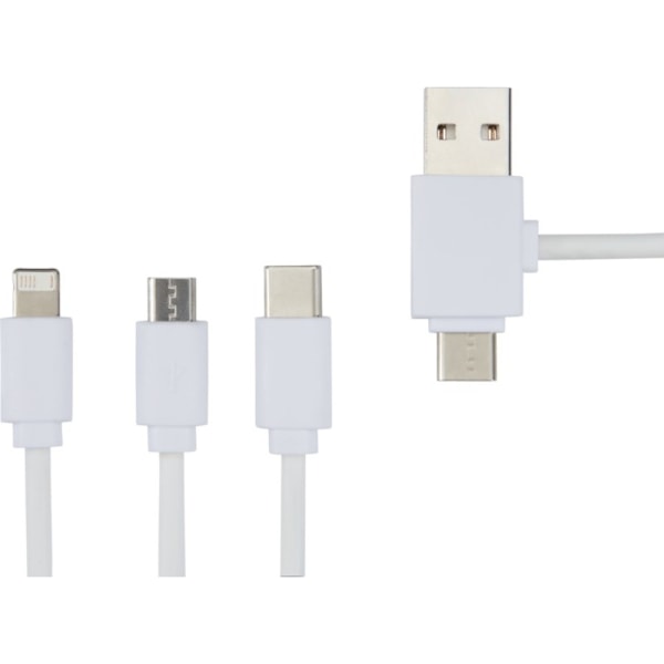 Bullet 5 i 1 USB-kabel One Size Vit White One Size
