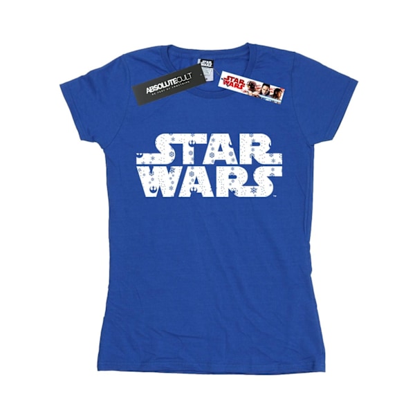 Star Wars Dam/Damer Jul Logo Bomull T-shirt S Royal B Royal Blue S