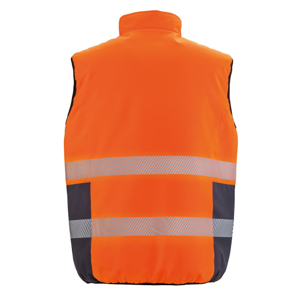 SAFE-GUARD by Result Unisex Vuxen Mjuk Touch Vändbar Säkerhet Fluorescent Orange L