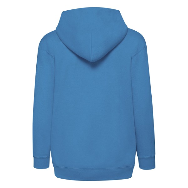 Fruit of the Loom Barn/Barn Classic Full Zip Hoodie 7-8 år Azure Blue 7-8 Years