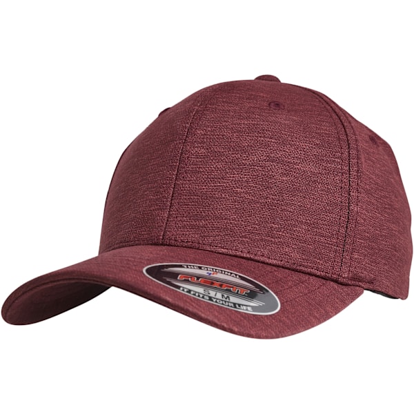 Flexfit by Yupoong Natural Melange Cap L/XL Burgundy Burgundy L/XL