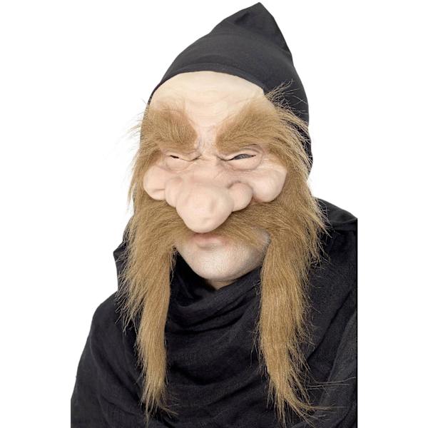 Smiffys Unisex Vuxen Gold Digger Latex 1/2 Mask One Size Multic Multicoloured One Size