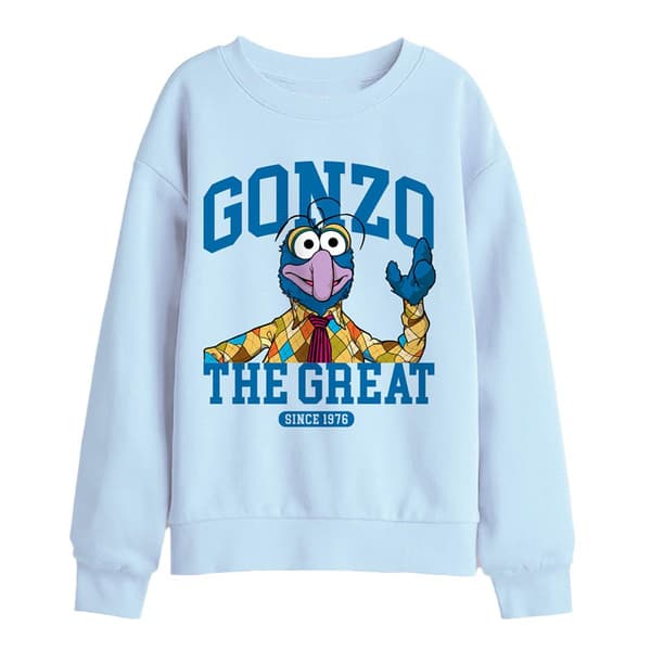 Mupparna Barn Gonzo Collegic Tröja 7-8 år Light Blue 7-8 Years