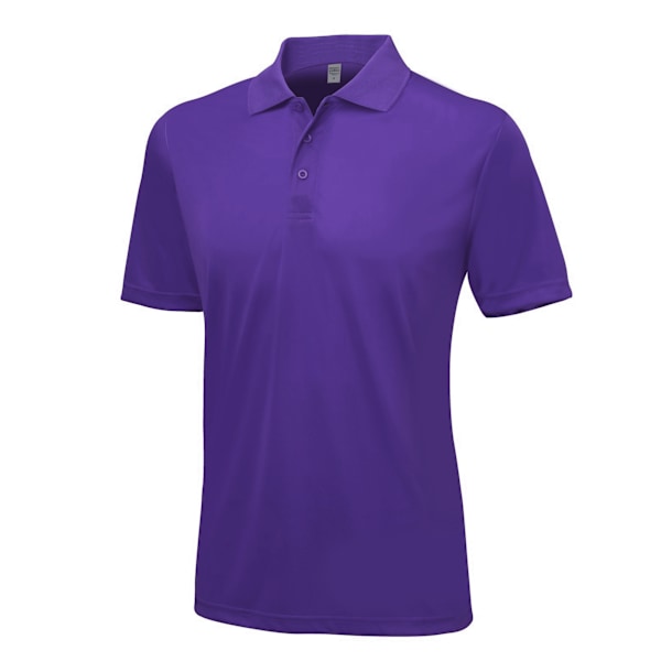 AWDis Just Cool Herr Smooth Kortärmad Poloskjorta 3XL Lila Purple 3XL