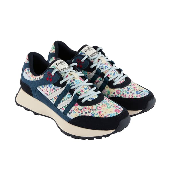 Regatta Dam Cath Kidston Harmony Ditsy Mockasneakers Cream/Navy 7 UK