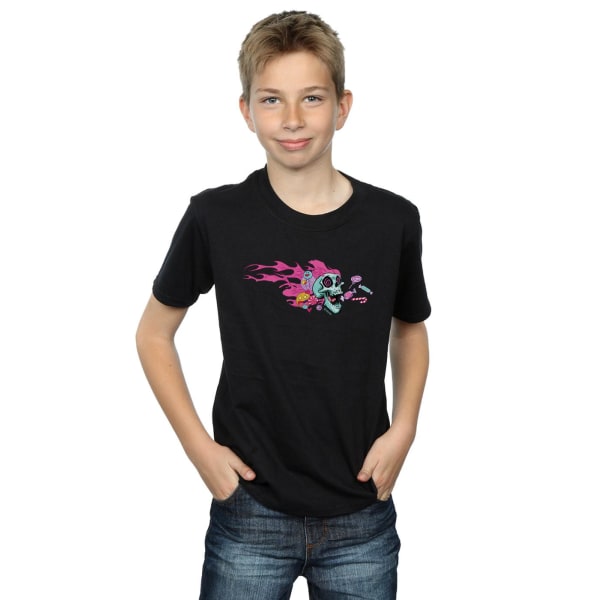 Disney Boys Wreck It Ralph Candy Skull T-shirt 7-8 Years Black Black 7-8 Years