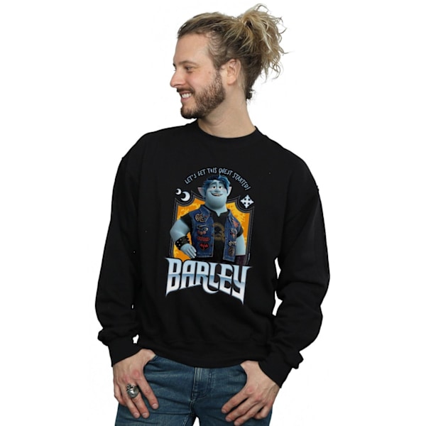 Disney Mens Onward Barley Pose Sweatshirt XXL Vit White XXL