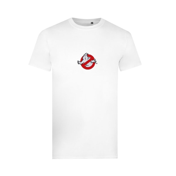 Ghostbusters Broderad T-shirt för män XL Vit White XL