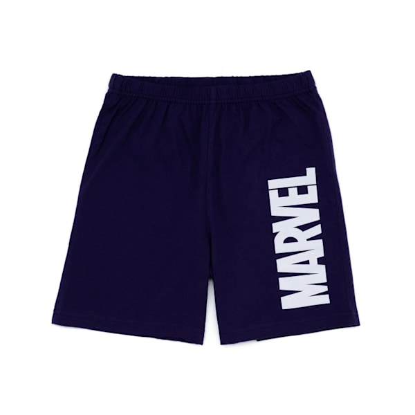 Marvel Boys Superhero Short Pyjama Set 7-8 år Marinblå/Vit Navy/White 7-8 Years