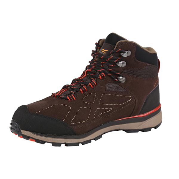 Regatta Herr Samaris Mocka Vandringskängor UK Storlek 10 Peat/Burnt S Peat/Burnt Salmon UK Size 10
