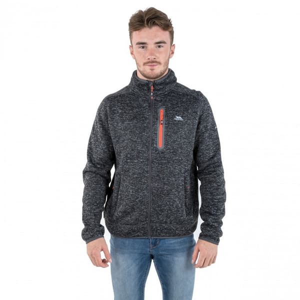 Trespass Bingham Fleecejacka Herr S Svartmelerad Black Marl S