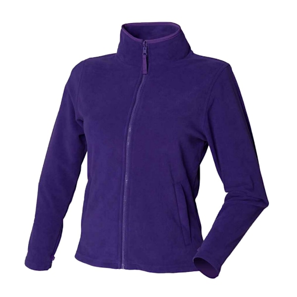 Henbury Damjacka i Microfleece för Dam/Kvinna, Storlek 16 UK, Lila Purple 16 UK