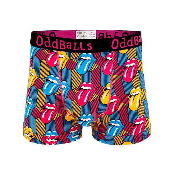 OddBalls Retro The Rolling Stones Boxershorts för män 3XL Multico Multicoloured 3XL