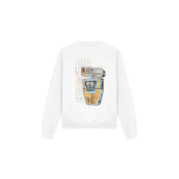 Star Wars: The Acolyte Unisex Vuxen Pip Droid Blueprint Tröja White L