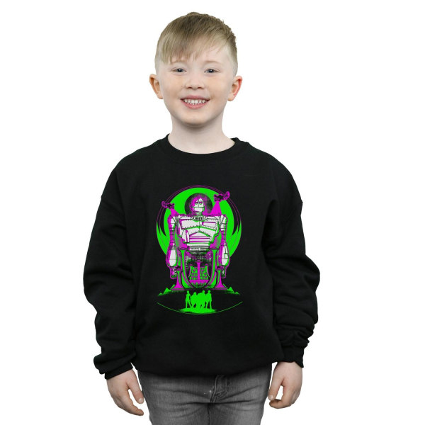 Ready Player One Boys Neon Iron Giant Sweatshirt 7-8 Years Blac Black 7-8 Years