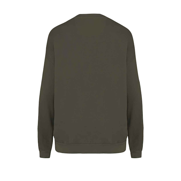 Native Spirit Unisex Vuxen Terrycloth Oversized Sweatshirt XS W Washed Organic Khaki XS