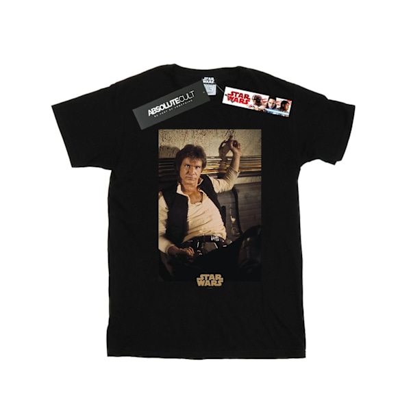 Star Wars Herr T-shirt Han Solo Mos Eisley M Svart Black M