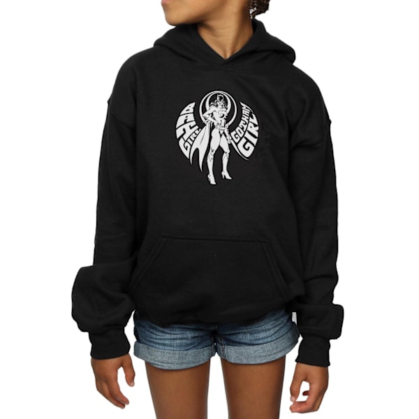 DC Comics Girls Batgirl Gotham Girl Hoodie 9-11 år Svart Black 9-11 Years