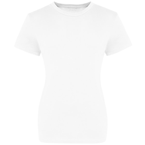 AWDis Just Ts Dam/Kvinnor The 100 Girlie T-Shirt 16 UK Vit White 16 UK