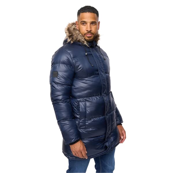 Bewley & Ritch Northbrook Våtlook Vadderad Jacka för Män M Marinblå Navy M
