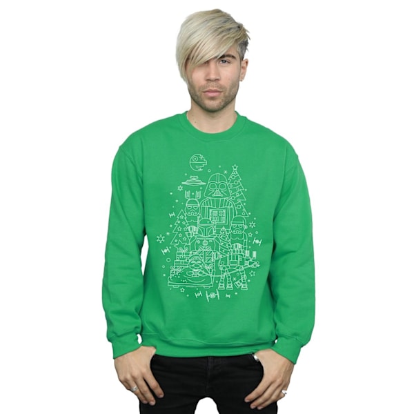 Star Wars Herr Empire Jultröja S Irländsk Grön Irish Green S