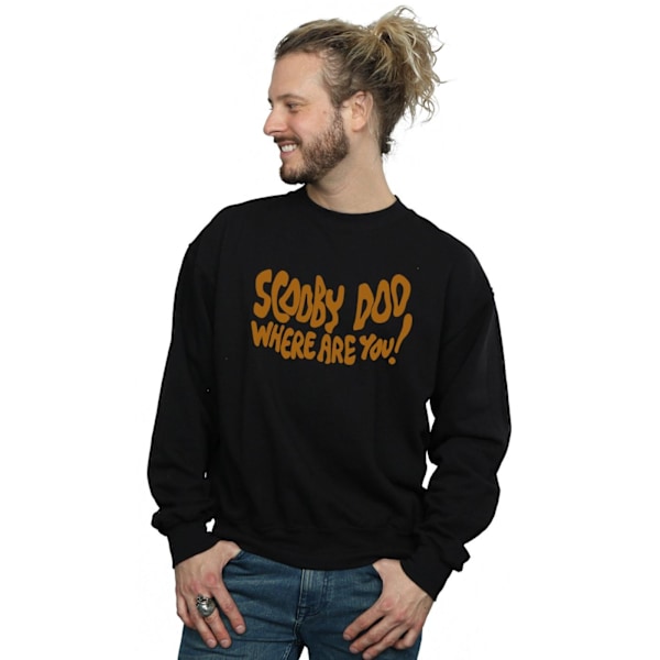 Scooby Doo Herrar Var Är Du Spöklik Sweatshirt M Svart Black M