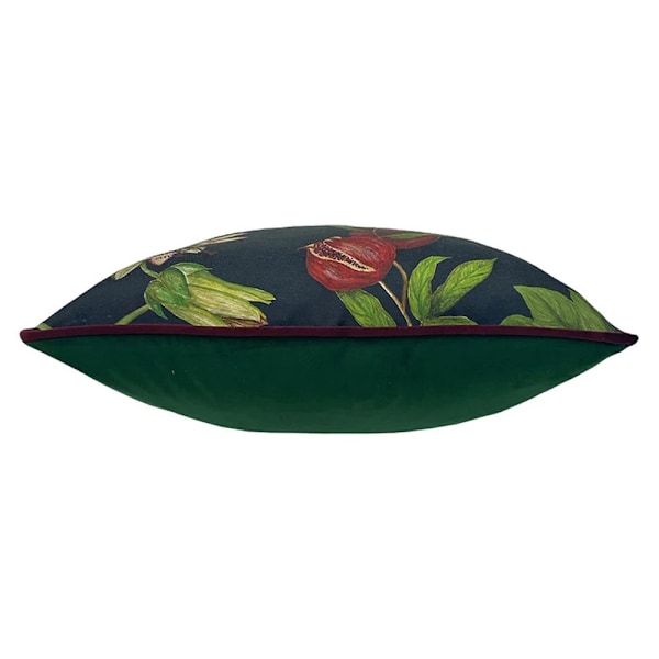 Paoletti Figaro Blommig Kuddfodral 43cm x 43cm Grön Green 43cm x 43cm